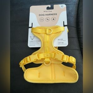 New WILD ONE yellow dog harness